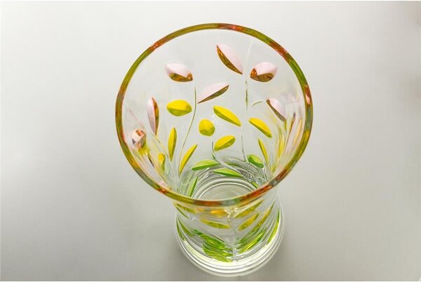 KRIŠTÁĽOVÁ VÁZA BOHEMIA PRESTIGE LAURUS SPRING 300MM