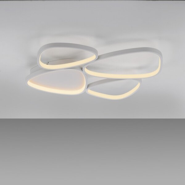 Schöner Wohnen 14038-16 - Stmievateľné LED stropné svietidlo PEBBLES LED/35,5W/230V biela