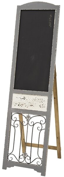 Ozdobná tabuľa s kovaným detailom a stojanom, 112821a