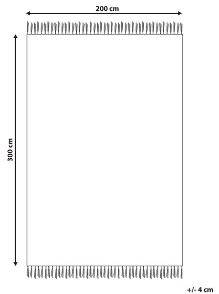 Kelímový koberec viacfarebný vlnený 200 x 300 cm ručne tkaný rustikálny orientálny dizajn