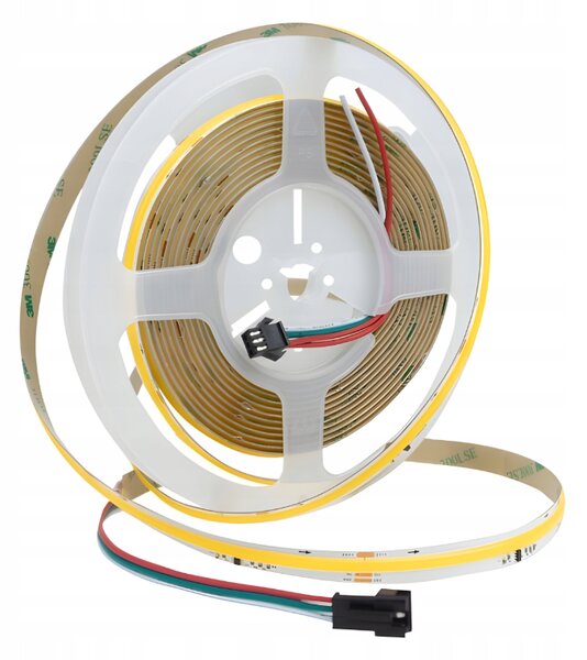 ECOLIGHT Sada digitálnych LED pásikov 5m COB 65W WS2811 24V regulátor napájania