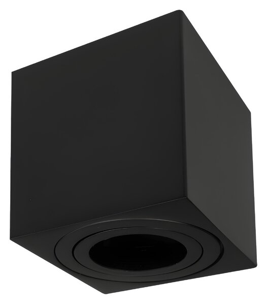 Přisazené halogenové trubicové LED stropní bodové světlo GU10, černé
