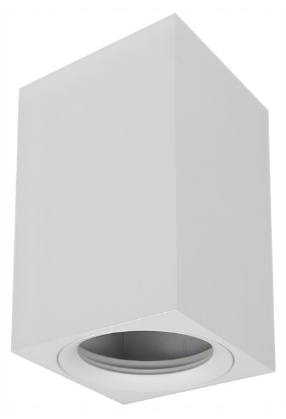 Stropní svítidlo GU10 LED, pohyblivé, 60x100 mm, vysoké bodové světlo, bílé