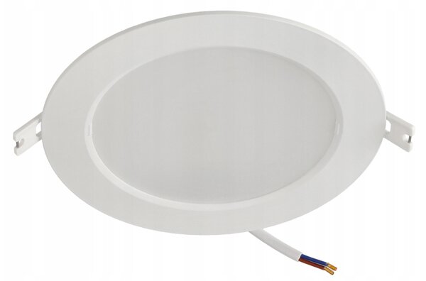 ECOLIGHT LED stropný panel zapustený okrúhly 12W 1200lm biely