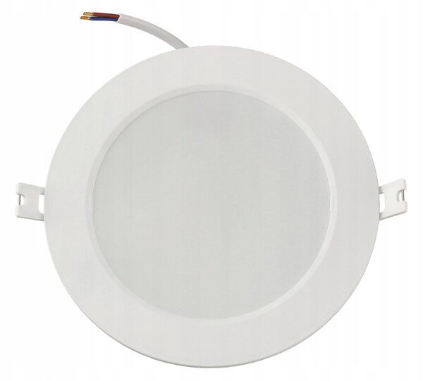 ECOLIGHT LED stropný panel zapustený okrúhly 12W 1200lm biely