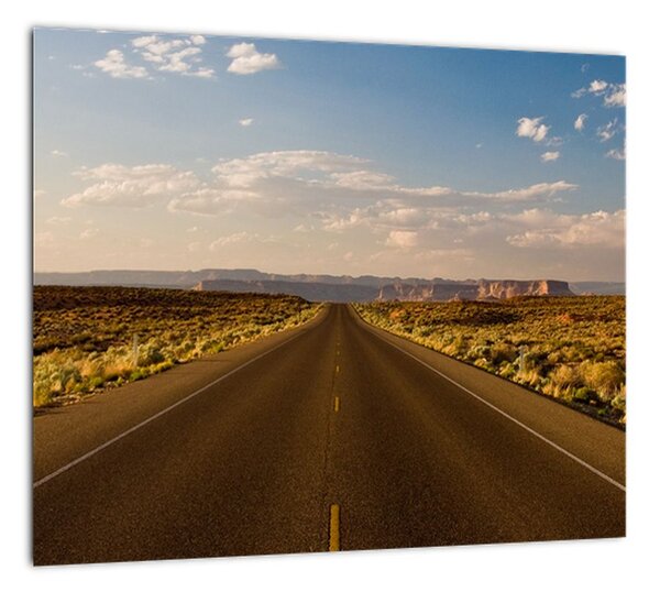 Panorama cesty - obraz (Obraz 30x30cm)