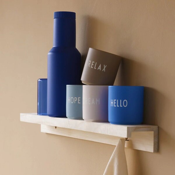 Porcelánový hrnček Cobalt Blue Hello 300 ml