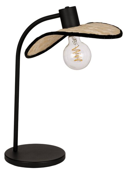 Stolová lampa Marywell, prírodný bambus, výška 47 cm, E27, Svetlé drevo, Obývacia izba / jedáleň, Bambus, Stojacie svietidlo