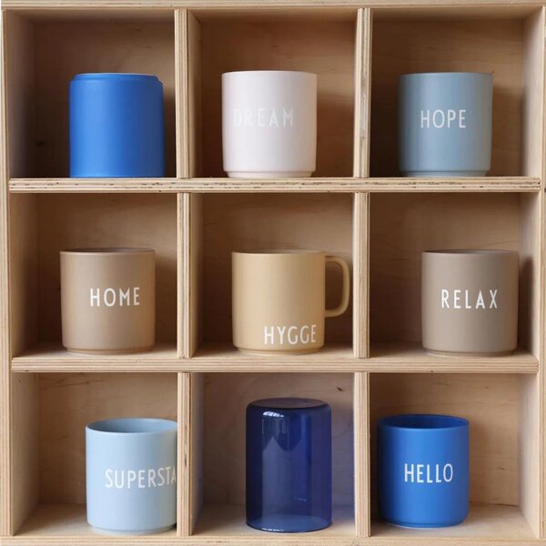 Porcelánový hrnček Cobalt Blue Hello 300 ml