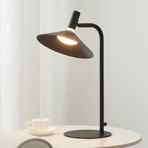Stolová LED lampa Conomavilla-Z čierna výška 45 cm RGB, Čierna, Obývacia izba / jedáleň, kov, Moderný, Stojacie svietidlo