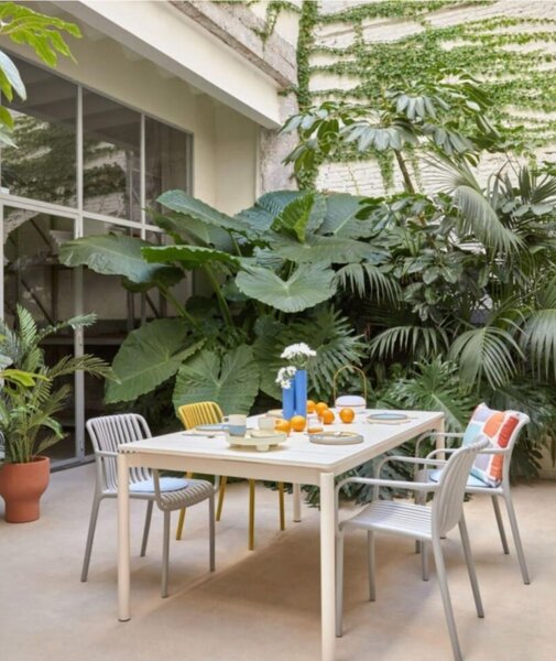 Garden Line Záhradná stolička LOCUM sivá