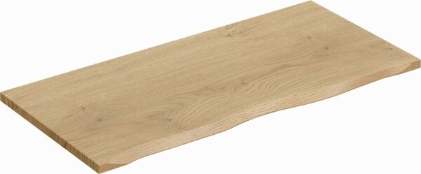 Comad Závěsná skříňka pod umyvadlo Dalia Cashmere Nature s deskou a regálem 100 cm kašmír/dub cremona