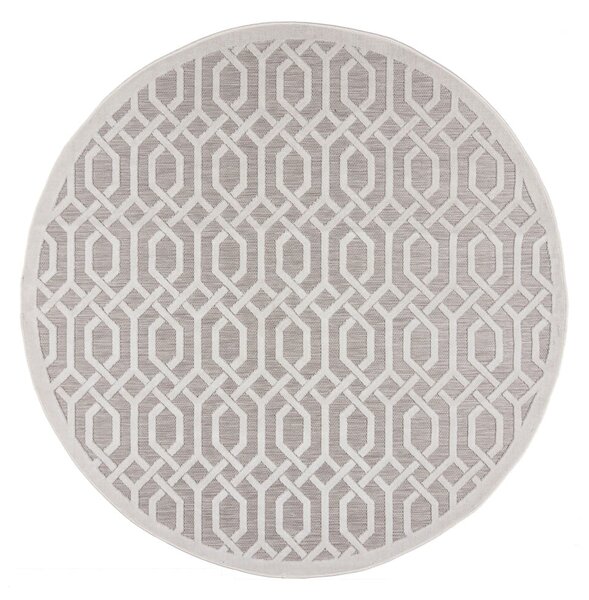 Béžový okrúhly vonkajší koberec ø 160 cm Mondo - Flair Rugs