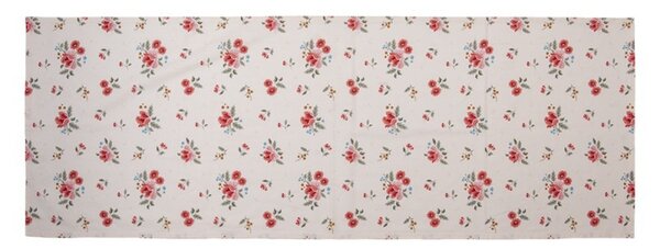 Bavlnený behúň s kvetmi Little Rose Collection - 50*140 cm - Clayre & Eef