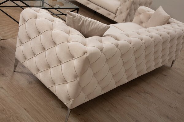 Hanah Home Dvojmiestna pohovka Como 197 cm ecru