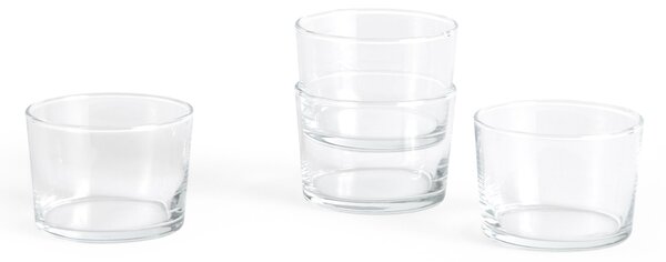 Pohár Small Clear 220 ml – sada 4 ks