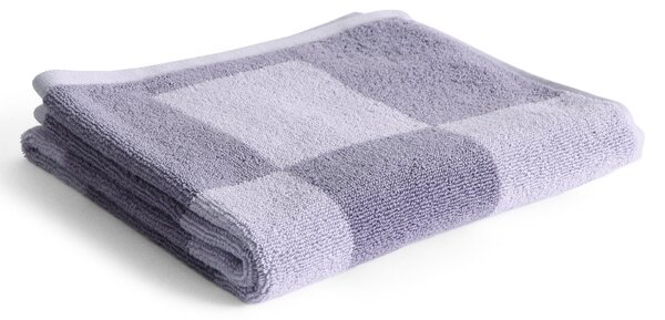 Bavlnený froté uterák Check Lavender 50 × 90 cm