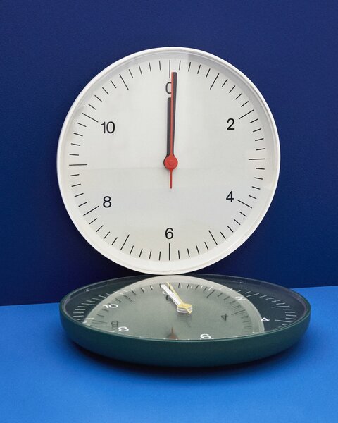 Nástenné hodiny White Ø 26,5 cm