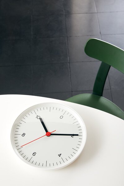 Nástenné hodiny White Ø 26,5 cm