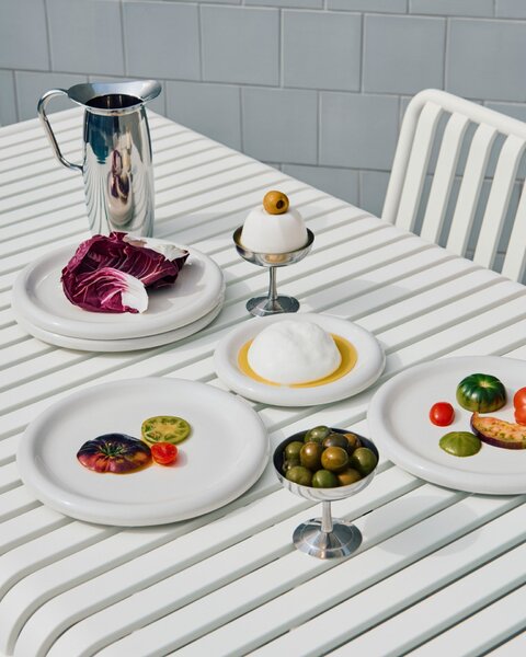 Tanier Barro Plate Off-white Ø 24 cm – set 2 ks