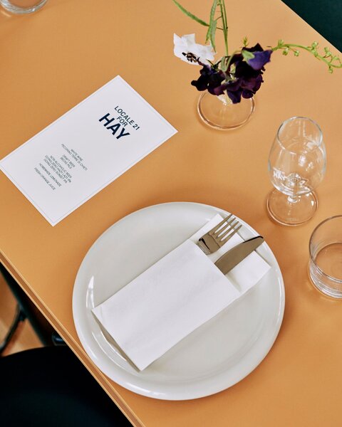 Tanier Barro Plate Off-white Ø 24 cm – set 2 ks