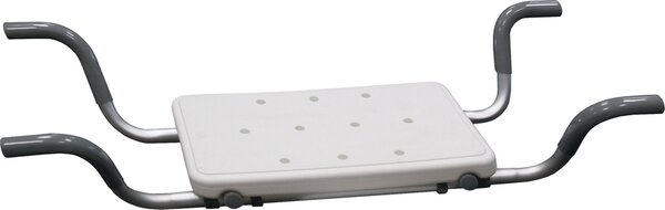 BISK Erga Handicap PRO, skladacie sedadlo do vane 820x300 mm, biela-šedá, ERG-06218