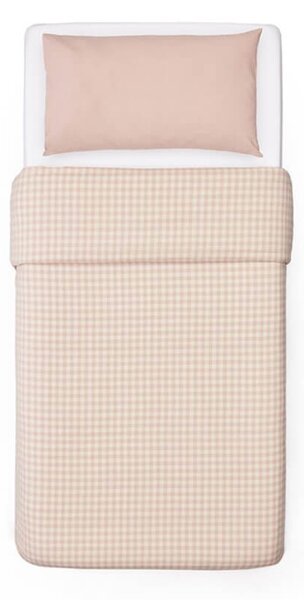 MUZZA Detská posteľná obliečka linya 90 x 190 cm ružová