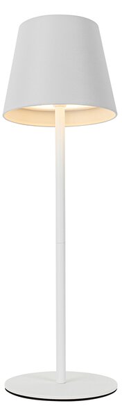 Stolná lampa biela vrátane stmievateľnej a nabíjateľnej LED IP54 - Murdock