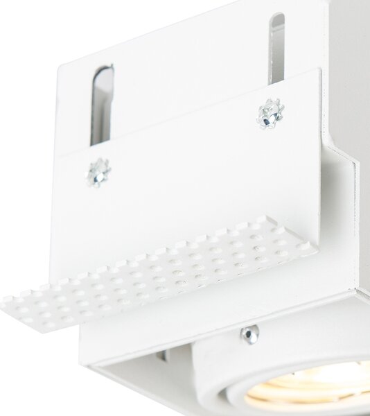 Inteligentné zapustené bodové svietidlo biele bezrámové vrátane 2 WiFi GU10 - Oneon 2