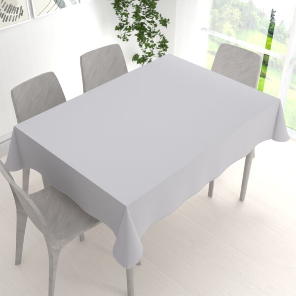 Biante Dekoračný obdĺžnikový obrus Rongo RG-016 Svetlo sivý 50x100 cm
