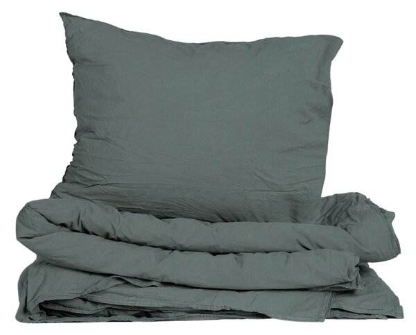 Obliečky z organickej bavlny Crinkle Petrol 150 × 210 cm
