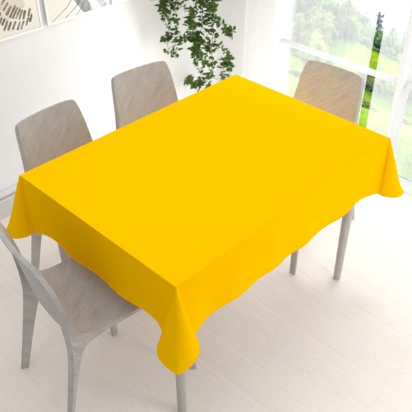 Biante Dekoračný obdĺžnikový obrus Rongo RG-029 Sýto žltý 50x100 cm