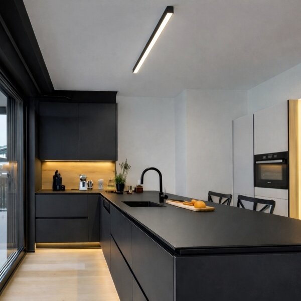 Brilagi-LED Stropné prisadené/závesné svietidlo SYNODICO LED/30W/230V 4000K čierna