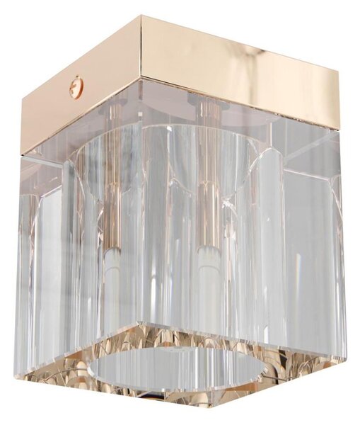 Open Design OR86188 - Bodové svietidlo CUBO 1xG9/8W/230V číre/ružové zlato