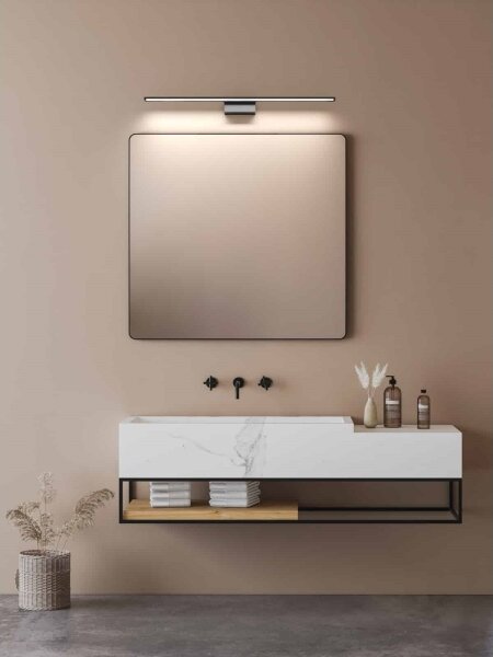 Open Design OR86164 - LED osvetlenie zrkadla LUCE LED/12W/230V CCT 91,5 cm IP44 čierna