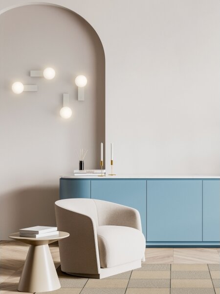 Open Design OR85549 - kúpeľňové nástenné svietidlo BOLETTA 1xG9/8W/230V IP44 béžové