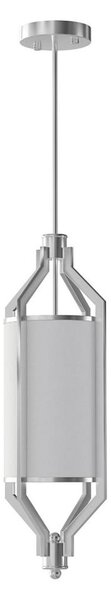 Open Design OR85853 - Luster na tyči ZUNDO 1xE27/15W/230V matný chróm/biela