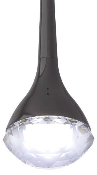 Open Design OR84795 - LED luster na lanku CRIMA LED/7W/230V čierna