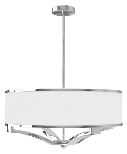 Open Design OR84801 - Luster na tyči GERDO 4xE27/12W/230V lesklý chróm/biela