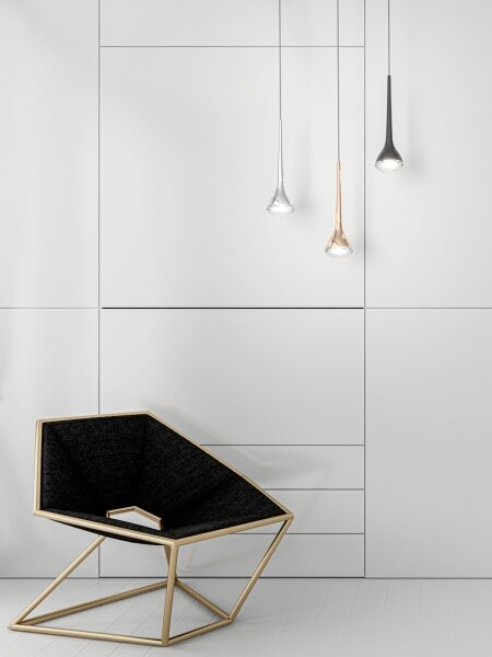 Open Design OR80315 - LED luster na lanku CRIMA LED/7W/230V ružové zlato