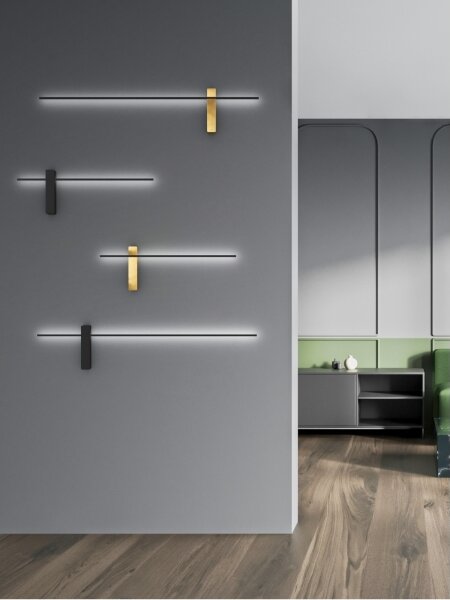 Open Design OR85075 - LED nástenné svietidlo BENE LED/10,5W/230V 100 cm zlaté