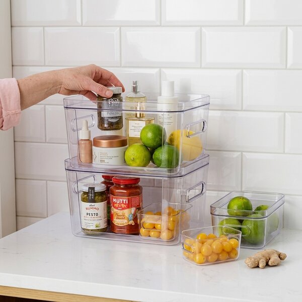 SMARTSTORE Organizér CompactClear, 7,2l otvorená predná hrana - 20 x 29,5 x 16 cm