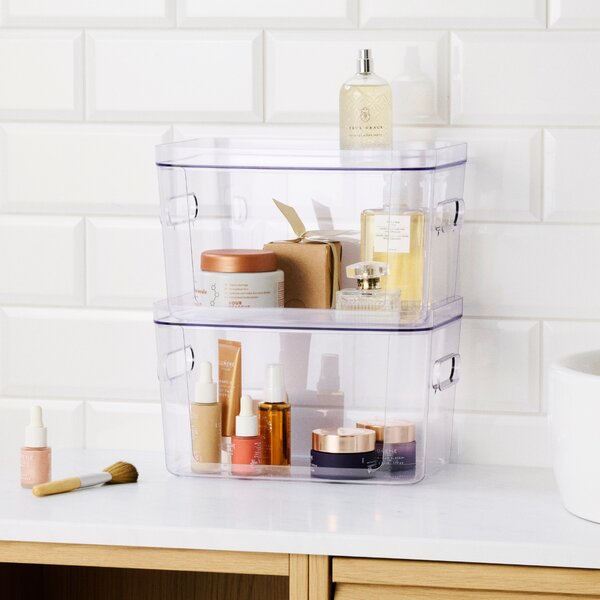 SMARTSTORE Organizér CompactClear, 7,2l otvorená predná hrana - 20 x 29,5 x 16 cm
