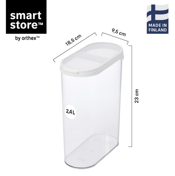 SMARTSTORE Dóza na potraviny s dávkovacím viečkom, FLIP - 2,4l