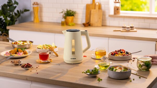 Bosch TWK 1M127 - Rýchlovarná kanvica MyMoment, béžová
