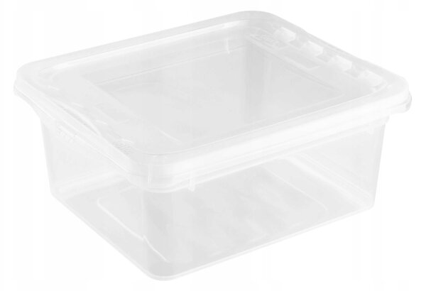 Keeeper Úložný box s vekom (má 2 funkcie) BEA Clearbox 1,7L, 19,5 x 16,5 x 8,5 cm
