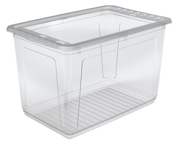 Keeeper Úložný box s vekom (má 2 funkcie) BEA Clearbox 52L, 59 x 39 x 35 cm