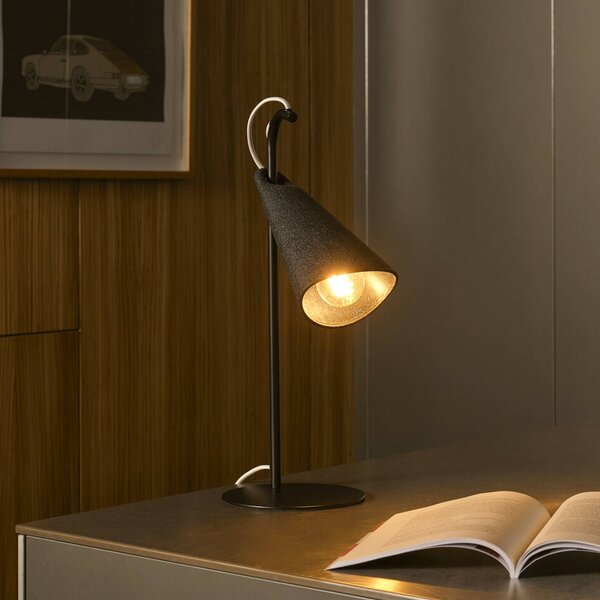 Stolová lampa OSRAM Decor Bell, oceľ, výška 50 cm, Čierna, Obývacia izba / jedáleň, kov, Moderný, Stojacie svietidlo