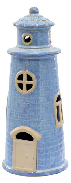 Svietiaca dekorácia LED Lighthouse Opal Blue