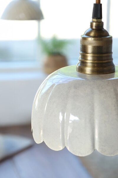 Stropná lampa Lunel Enamel Cream